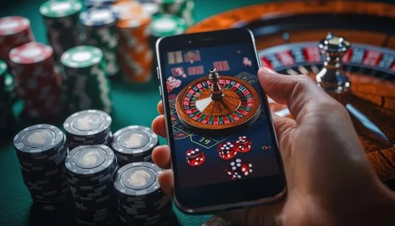 Roulette wheel illustration